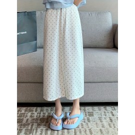 Elegant Whisker High Waist Maxi Denim Skirt - Women's Denim Skirts with Polka Dots Print, Stylish and Comfortable Design, Perfect for Casual Daily Wear and Outdoor Activities - Women's Denim Jeans & Clothing Elegant Whisker High Waist Maxi Denim Skirt - Women's Denim Skirts with Polka Dots Print, Stylish and Comfortable Design, Perfect for Casual Daily Wear and Outdoor Activities - Women's Denim Jeans & Clothing