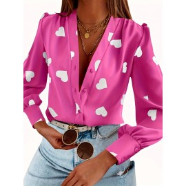 Women's Business Casual Tops Summer Long Sleeve Silk Button Down Shirts V Neck Chiffon Blouse Women's Business Casual Tops Summer Long Sleeve Silk Button Down Shirts V Neck Chiffon Blouse